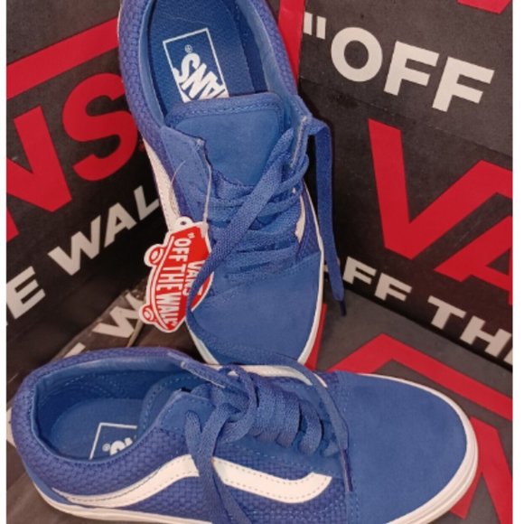 Vans Woven Check Old Skool True Navy/Snow White Men's 4.5/Women's 6 VN0A3WKT45N - Picture 12 of 12